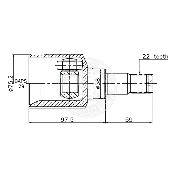 內球籠 CHEVROLET OEM NO.96245311