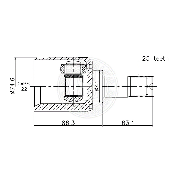 內球籠 MITSUBISHI OEM NO.49500-1M010