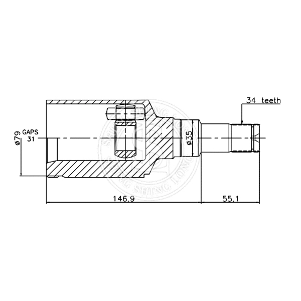 內球籠 CHEVROLET OEM NO.13318014