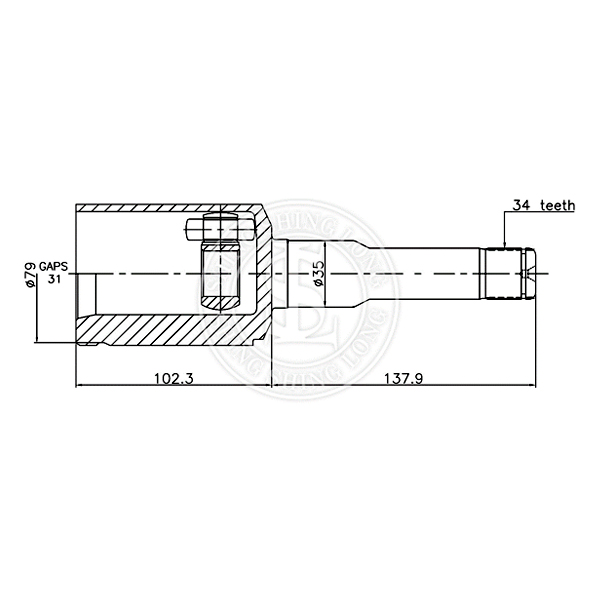 內球籠 CHEVROLET OEM NO.13318014