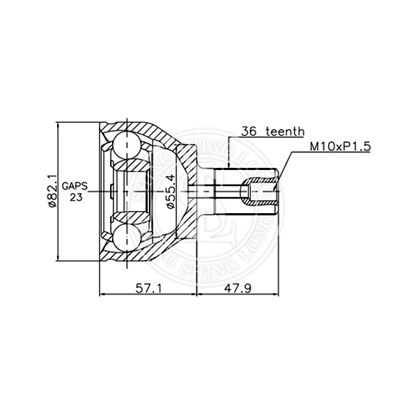 Outboard CV Joint 1302515