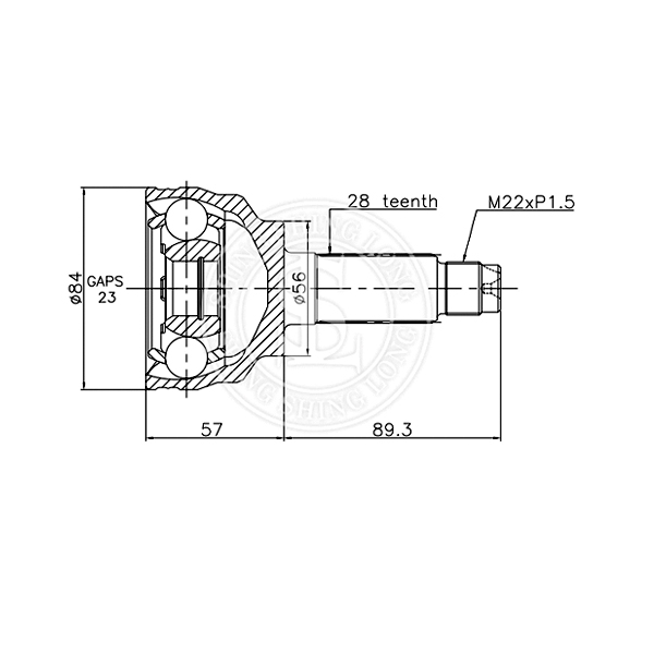 外球籠 MAZDA OEM NO.GD19-22-510